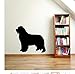Price comparison product image Cartoon Newfoundland Dog PVC Removeable Wall Stickers Decal for Living Room Bedroom 60x53.6cm