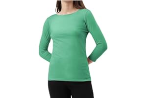 R&N FASHIONS Woman's Long Sleeve Round Neck T-Shirt Top - Stylish and Versatile - Casual Wear - Relaxed Fit - Everyday Comfort - Perfect Wardrobe Essential for All Seasons
