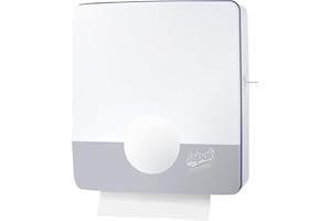 Selpak Professional Paper Towel Dispenser Wall Mounted, White Z Fold Paper Towel Dispensers for Bathroom, Kitchen, Restaurants and Hotel, Commercial Hand Towel Dispenser