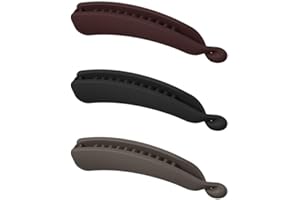 VOTVLOG 3 Pièces Pinces à Cheveux Banane, Épingles À Cheveux Bananes Grandes, Vintage Peigne en Matière Plastique Supérieure pour Queue de Cheval, Pinces pour poisson à Cheveux Longs pour Femme et Fille