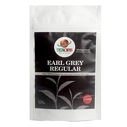 TEAORB – 3 Varieties Tea Sampler Gift – Earl Grey Regular,Earl Grey Lavender, Earl Grey Rose – Bergamot Oil Flavored Loose Leaf Orthodox Black Tea Trio Pack 1.05oz/30g (Pack of 3) 10 Cups