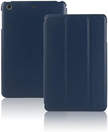 Invision® iPad Mini 1 2 &amp; 3 Smart Case Cover - Superior Design Features - Magnetic Auto Wake/Sleep Function Quality PU Leather - Recommended by "Which?" Magazine (iPad Mini 1 2 &amp; 3 Dark Blue)