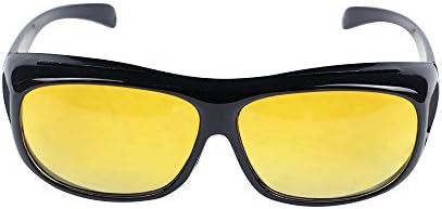 The Real Wrap Arounds Fit Over Night Optic Vision Driving HD Anti Glare Glasses