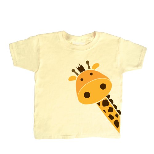 Inda-Bayi Baby-Toddler Heavy Cotton T Shirt - giraffe