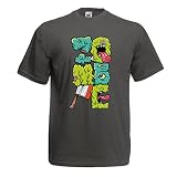 camisetas hombre Zombi regalo del friki idea para un regalo inusual (XX-Large Grafito Multicolor)