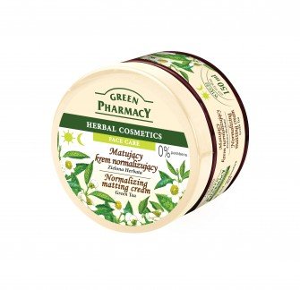 Green Tea Normalizing & Mattifying Face-Cream - for Oily and Combination Skin – Cruelty-Free / Not Tested on Animals / Paraban-Free– ** 150ml **
