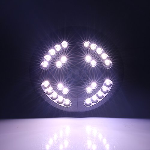 Außleuchten LED Lampe Nachtlicht Regenschirm-Licht Notlicht Camping-Zelt-Lampe Batterie betrieben 28 LED Drahtlose Licht für Party Camping - 5