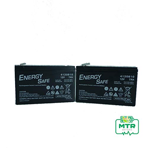 Preisvergleich Produktbild ENERGY SAFE Batterie ups 2X 12V 7Ah