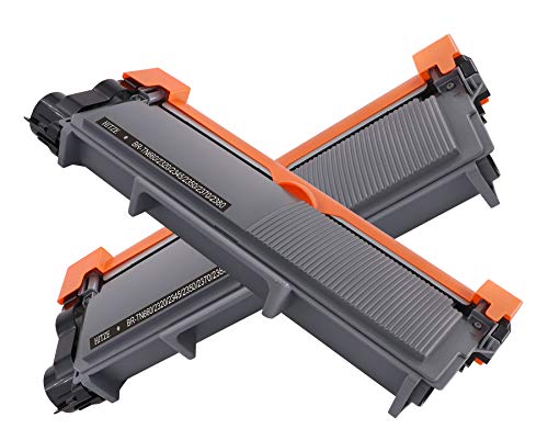 Hitze tn2320 (2 Negro) para Brother TN 2320 Cartuchos de Tóner, Compatible para Brother MFC-L2700DW DCP-L2500D, DCP-L2520DW, DCP-L2540DN, DCP-L2540DW, HL-L2300D, HL-L2320D, HL-L2340DW, HL-L2360DW