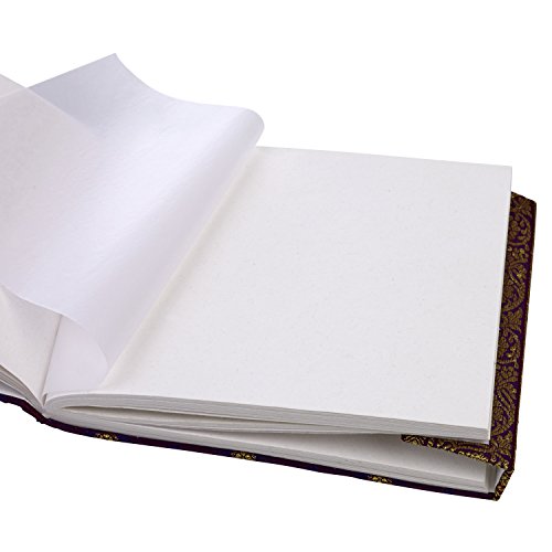 Peque  o   lbum de fotos dise  o de India Sari       180  mm x 140  mm morado