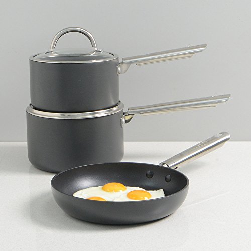 ProCook Professional Anodised Non-Stick Cookware Set 3 Piece