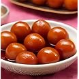 Pure Fresh Authentic Indian Sweets Mithai Ladoo, Kaju Barfi, Soan Papri, Baklawa, Rasgulla, Gulab Jamun, Ras Malai for Celebrate Any Occassion (Gulab Jamun, 1 Kg)