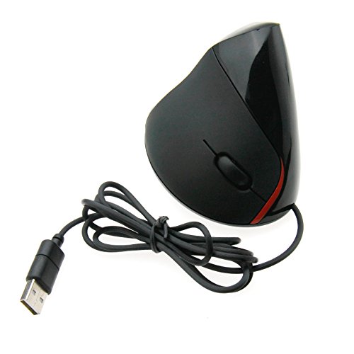 Preisvergleich Produktbild Vertikalmaus ergonomisch USB-Maus Schwarz