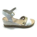  Pitillos - Sandalia con cuña Confort Pitillos 5642 Blanco - 58142
