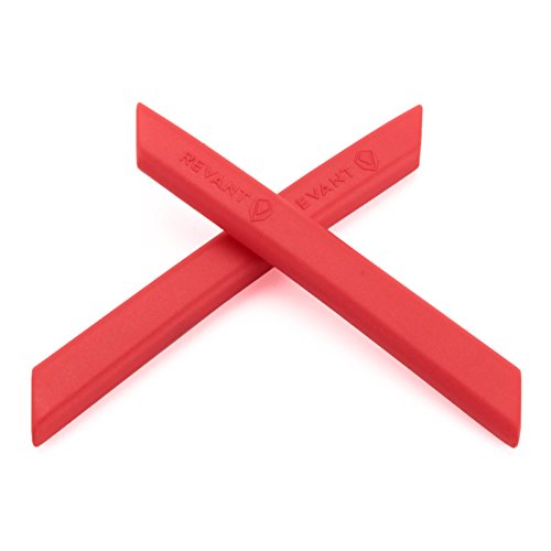 Revant MaxGrip® un par de cubiertas del templo para Oakley Jawbone - Red