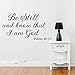 Produktbild wandaufkleber baumstamm Be Still And Know That I Am God Wall Decal Quote Bible Verse Psalm 46 10 Scripture Vinyl Lettering Wall Decal Sticker