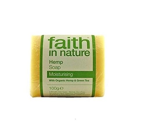 Faith in Nature Organic Hemp and Green Tea Soap 100g Pack of 3