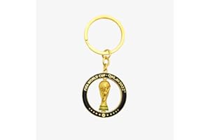 HONAV Unisex Youth 3d Spinner Key Ring, Gold, One Size UK