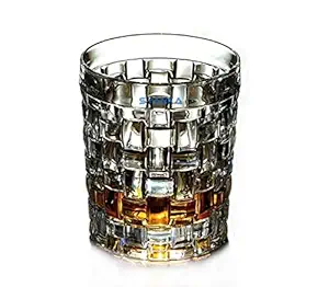 Syanka Whiskey Glass Old Fashioned Glass Set 4, Clear, 270 ml