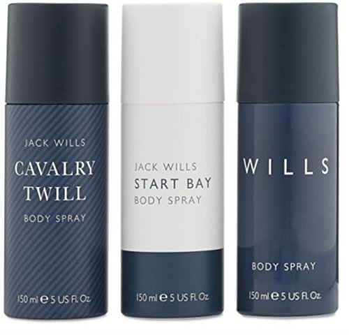 Jack Wills Men's Body Spray Trio