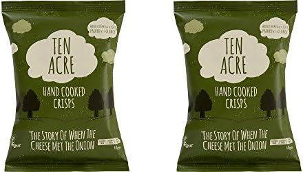Ten Acre Crisps | Cheese & Onion | 2 x 40g