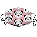 Produktbild Panda Bear Face On Pink Anti Dust Mask Anti Pollution Washable Reusable Mouth Masks