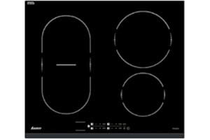 Sauter SPI6466B - Plaque induction - Encastrable - 4 foyers dont 1 DuoZone - 7200W - 4 minuteries et boosters - L60 x 52cm - Noir