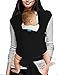 Vlokup Baby Sling Carrier Soft Infant Wrap Ideal Shower Gift Black