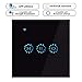 Produktbild PYXZQW Intelligenter Schalter Smart Switch WiFi-Vorhang-Fernbedienung Touch-Unterstützung Alexa Sprachsteuerung Google Assistant/IFTTT Wall Switch,B