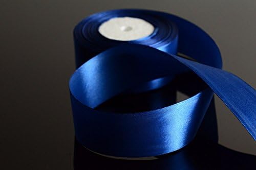 Glamour Beauty 25M Satin Ribbon Reel Wide Double Faced Satin Ribbon Roll Quality Ribbon Crafts (Royal Blue 6mm)