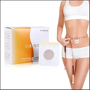 ANCS Acupressure Slim Patch For Metabolism Fats burn, Carbs, Sugar, Toxins Remove-(Pack Of 10pc) Natural way to weight loss of belly