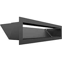KRATKI Lüftungsgitter LUFT – Warmluftgitter 9 X 100 Cm In Graphit Für Kamin & Belüftung