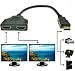 Produktbild Sharplace HDMI Stecker auf 2 Buchsen Y-Splitter 1080p Kabel Adapter für HDTV LCD - Schwarz