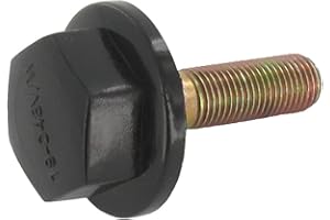 Greenstar Boulon de lame isolé adaptable pour CASTELGARDEN - L: 35mm, Ø: 3/8"-24UNF, Noir, Acier allié, Qualité supérieure