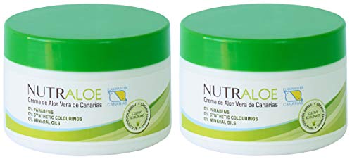 Nutraloe Crema de Aloe Vera de Canarias 250ml x 2 unidades
