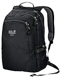 28 Liter Volumen Jack Wolfskin Dayton Unisex Rucksack, Schwarz, 48 x 36 x 4 cm, 28 Liter, 2002481