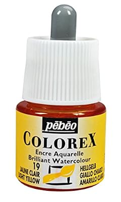 Pébéo Peinture 1 Flacon de 45 ml Jaune Clair