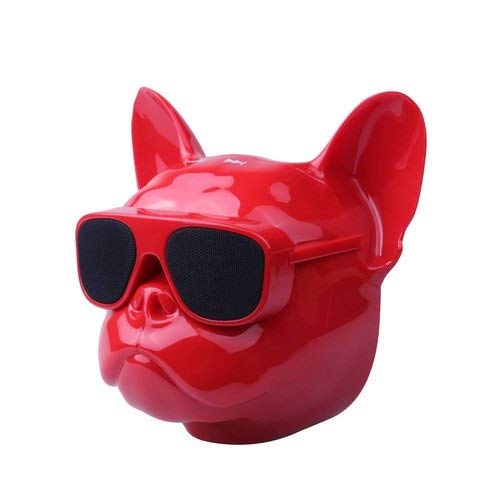 TechKing Unique & Portable Easy to Carry Bull Dog Head Shape Wireless Bluetooth Speaker (1 Year Warranty)
