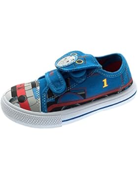 Hit Entertainment Jungen Thomas The Tank Engine Flache Canvas Pumpen mit Haken und Schlaufe Kinder Größe UK 5–10