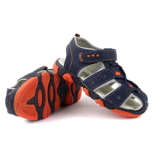 Vertvie Baby Jungen Kinder Boy Sommer Sport Sandale Schuhe rutschfest Wildledersohle Lauflernschuhe mit Klettverschluss - 2