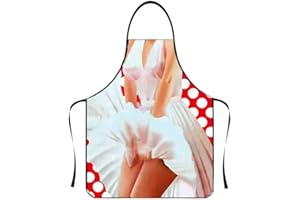 ASGENS Drôle Tablier Grill Barbecue Tablier pour Hommes,Tabliers de Barbecue de Chef de Cuisine Cadeau D'anniversaire de Noël pour Mari, Femme, Papa, Maman, Amis