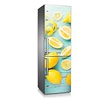 Cambia la imagen de tu cocina Vinilo para nevera  Stickers Fridge  Pegatina Frigo  Lemon (185x60)