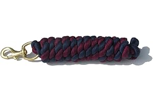 Rhinegold Twin Rope Horse Leash - Black