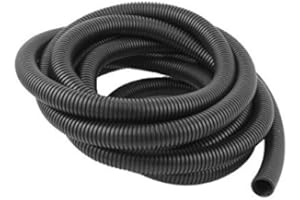 Saim Pond Hose, Flexible Corugated Tube Wire Protection Corrugated Tube Length 5M/16.4Ft,Outdoor Diameter 28.5mm