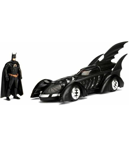 CELLWORLD Batman Forever Batmobile 2023 - Modello Pressofuso Edizione Limitata 55/250, Scala 1/55