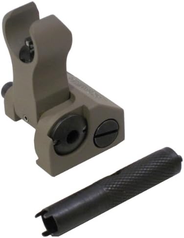 Troy Industries Front Folding Tritium HK Style Battle Sight (Flat Dark Earth) by Troy Industries
