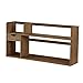 Produktbild JCNFA Desktop-Ablagefach Bücherregal Bücherregal Auf Der Arbeitsplatte Bürobedarf Dokumentenständer Massivholz Student Schlafzimmer (Farbe : Double Layer Brown)
