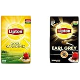 Lipton Doğu Karadeniz D&ouml;kme &Ccedil;ay, 1000 g ve Earl Grey D&ouml;kme Bergamot Aromalı Siyah &Ccedil;ay &Ouml;zel Seri 1000 GR