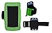 Produktbild Design Sport-armband Tasche in Grün für Huawei P smart Neopren Anti Rutsch mit Reflektion Schlüssel / Kopfhörer Halter Reißverschluss und 2 Einstellungsmöglichkeiten