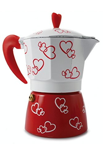 Galileo Casa 2160106 Kaffeekocher für 2 Tassen, Aluminium und Silikon, Weiß Galileo Casa 2160106 Kaffeekocher für 2 Tassen, Aluminium und Silikon, Weiß Bilder